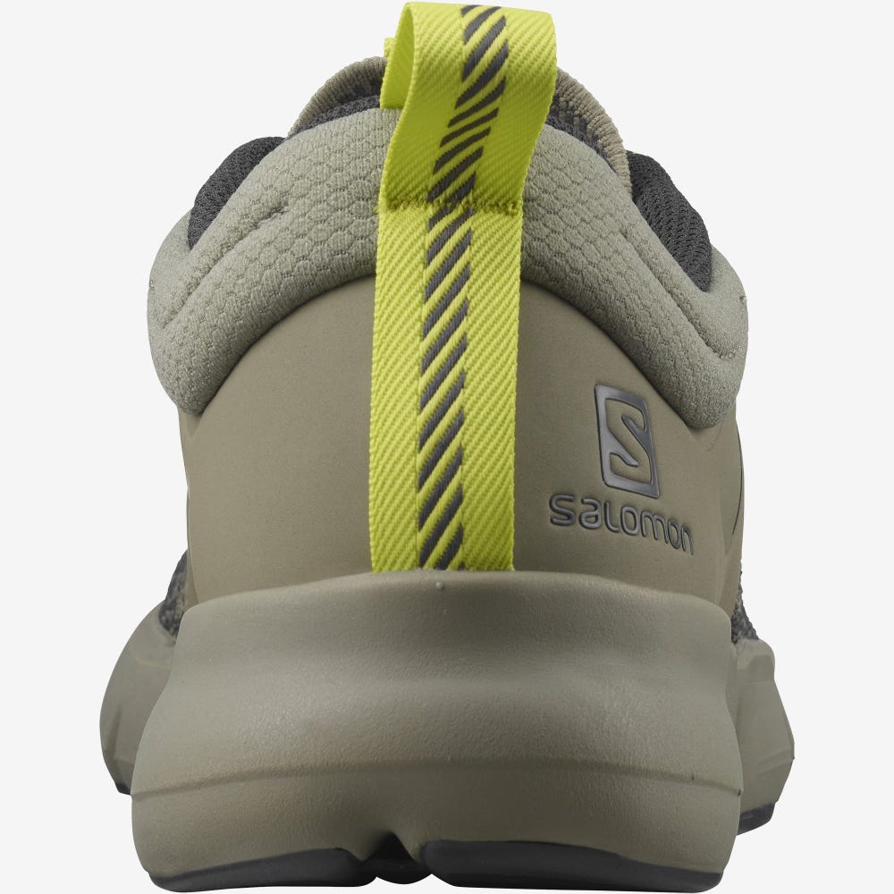 Men's Salomon PREDICT SOC 2 Running Shoes Grey/Khaki | YPQH-56174