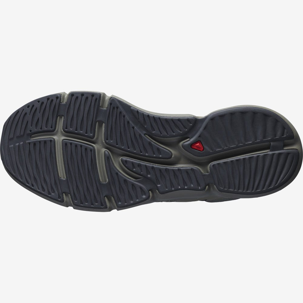 Men's Salomon PREDICT SOC 2 Running Shoes Grey/Khaki | YPQH-56174
