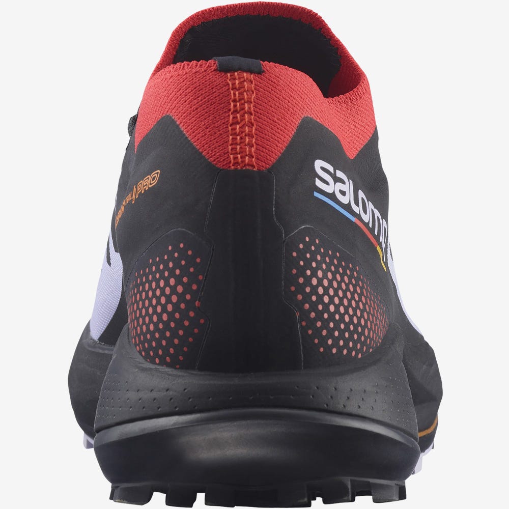 Men's Salomon PULSAR TRAIL PRO Trail Running Shoes Purple/Red/Black | QFHL-59268