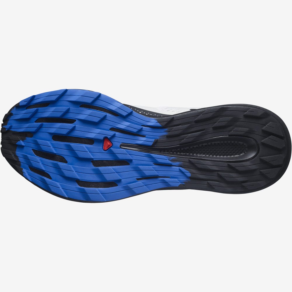 Men's Salomon PULSAR TRAIL Trail Running Shoes Beige/Black/Blue | ATZE-81029