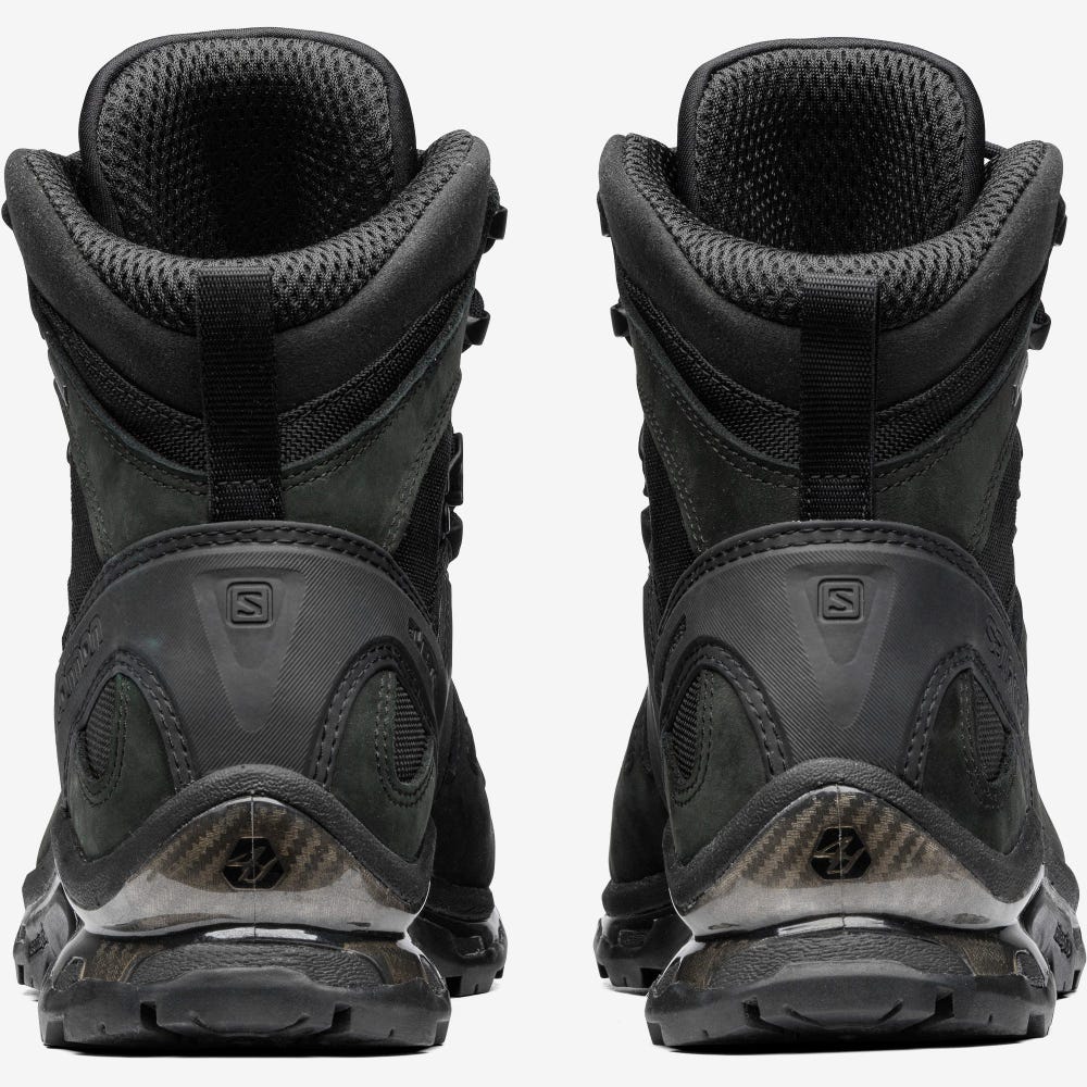 Men's Salomon QUEST 4D GORE-TEX ADVANCED Sneakers Black | WAED-74961