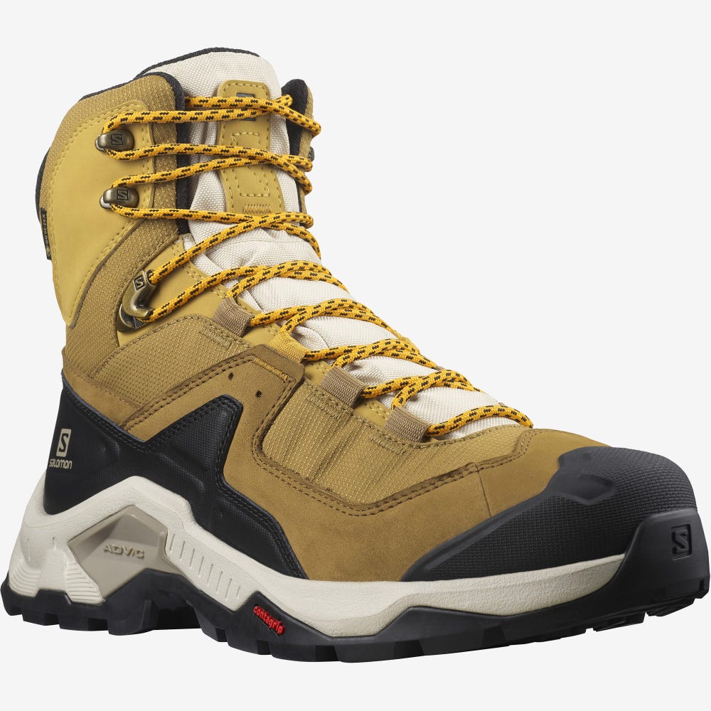 Men's Salomon QUEST ELEMENT GORE-TEX Hiking Boots Brown | CDOH-31605