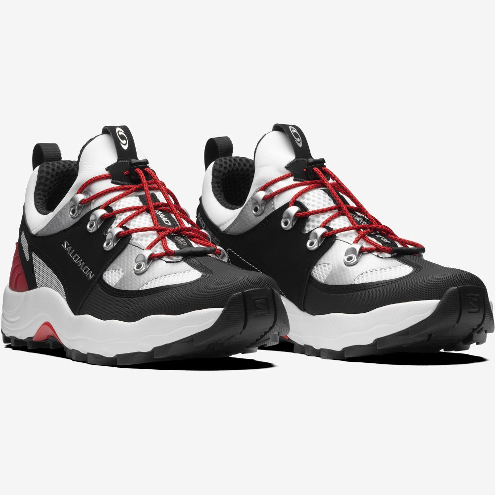 Men's Salomon RAID WIND Sneakers White/Black | GVEC-85243