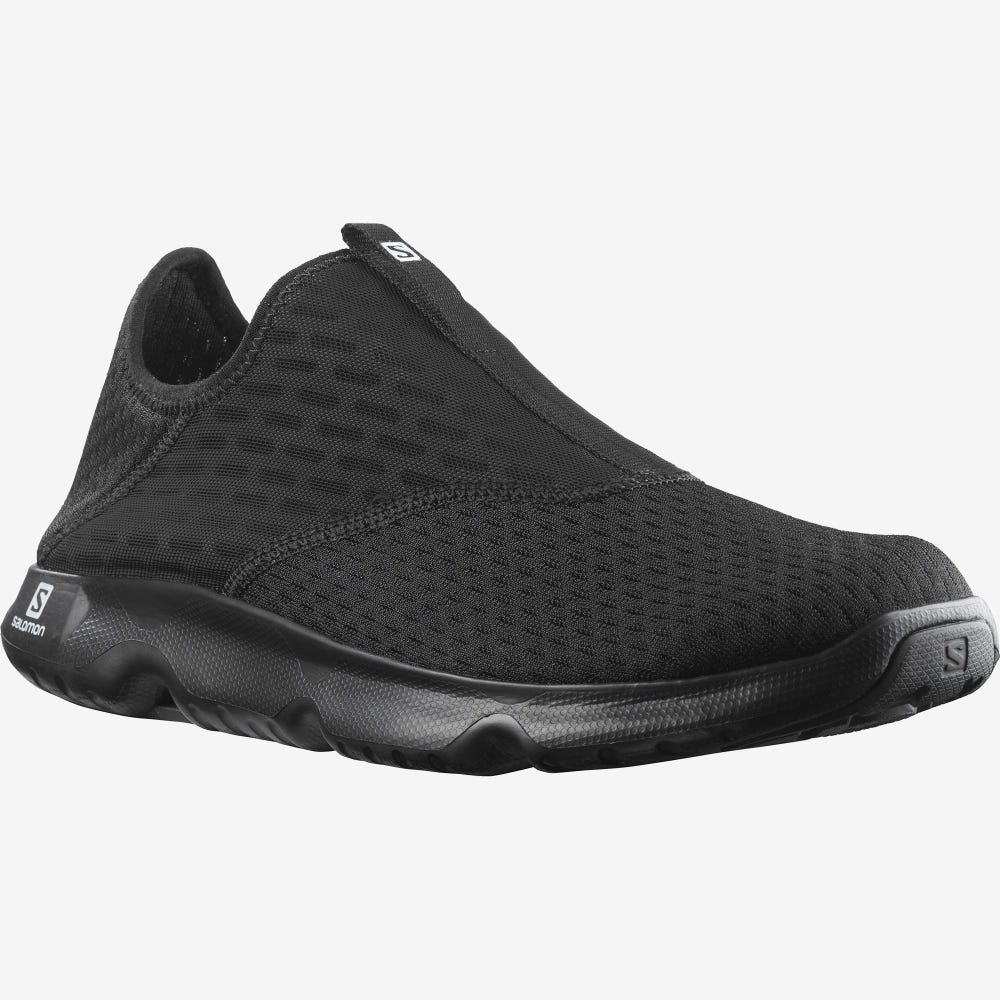 Men's Salomon REELAX MOC 5.0 Slippers Black | TIQS-34178