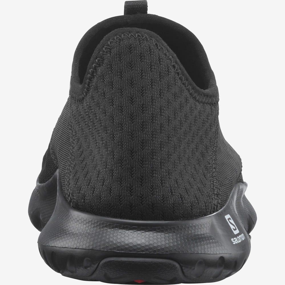 Men's Salomon REELAX MOC 5.0 Slippers Black | TIQS-34178
