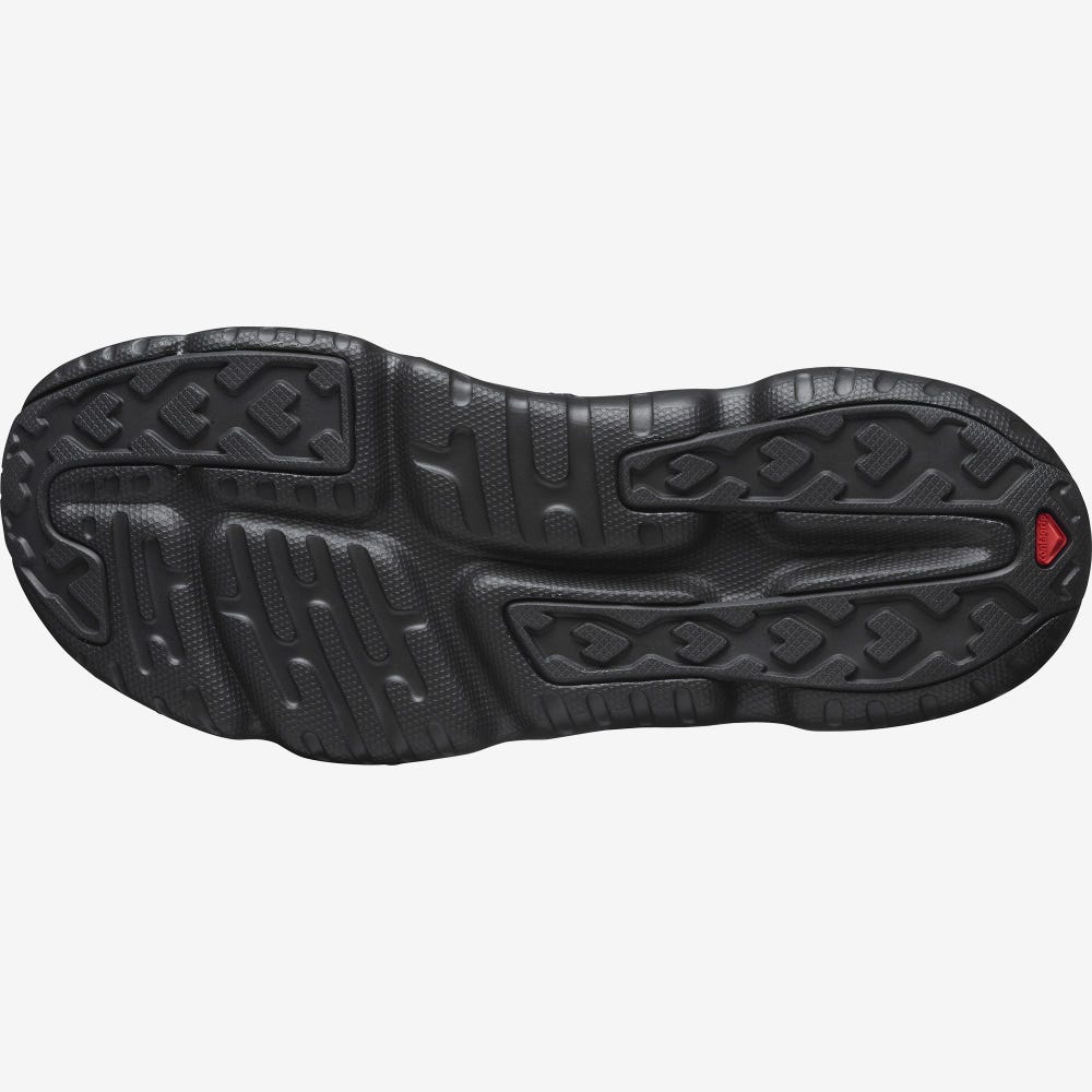 Men's Salomon REELAX MOC 5.0 Slippers Black | TIQS-34178