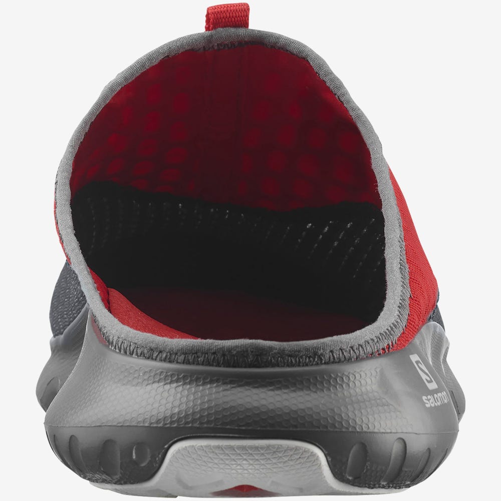Men's Salomon REELAX SLIDE 5.0 Slippers Grey/White | EPOR-13082