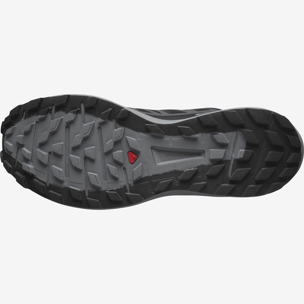 Men's Salomon SENSE RIDE 4 GORE-TEX INVISIBLE FIT Trail Running Shoes Black | VCRO-12560