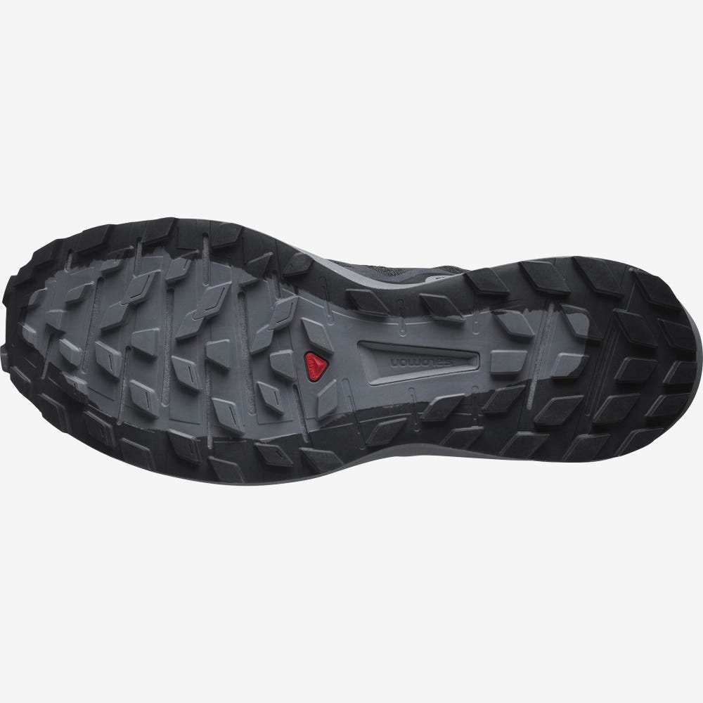 Men's Salomon SENSE RIDE 4 Trail Running Shoes Black | XZQY-08793