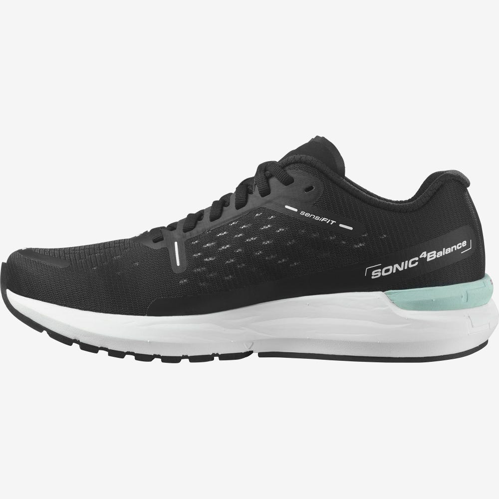 Men's Salomon SONIC 4 Balance Running Shoes Black/White/Black | DQKE-36549