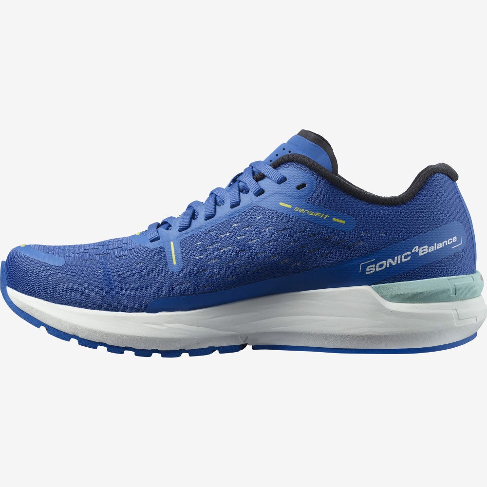Men's Salomon SONIC 4 Balance Running Shoes Blue/White | JDAF-48973