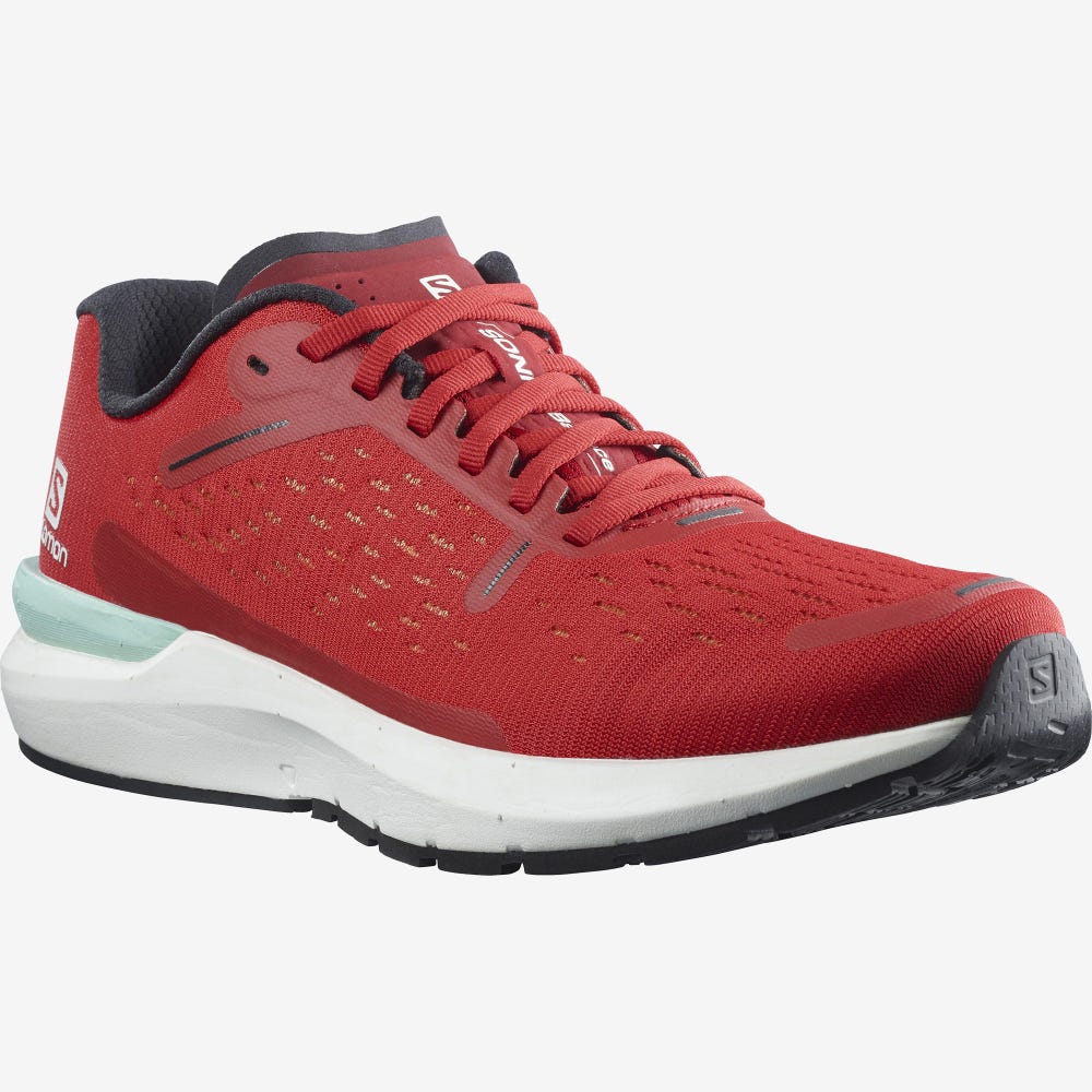 Men's Salomon SONIC 4 Balance Running Shoes Ren/White/Black | KVGX-62793