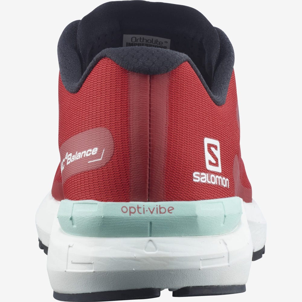 Men's Salomon SONIC 4 Balance Running Shoes Ren/White/Black | KVGX-62793