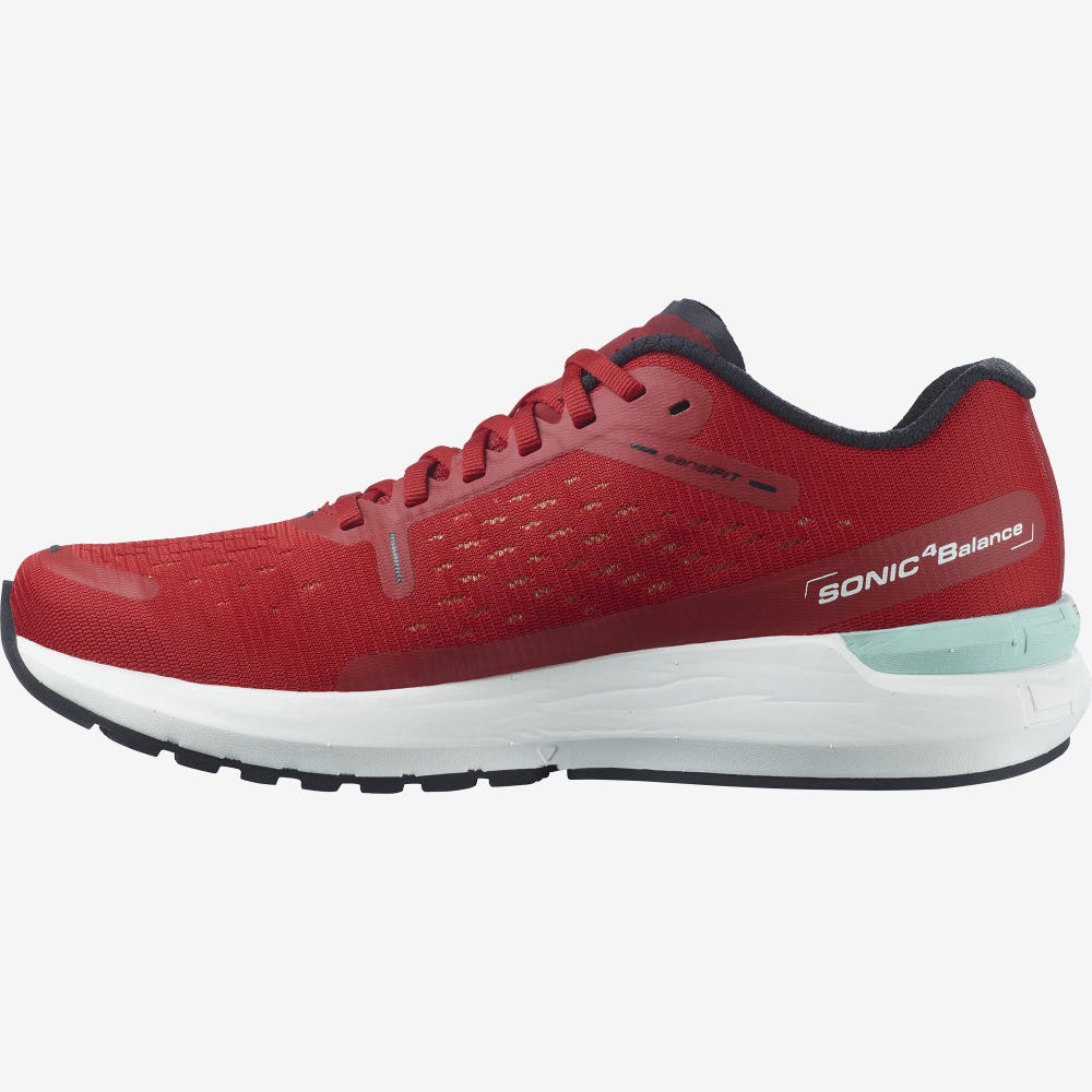 Men's Salomon SONIC 4 Balance Running Shoes Ren/White/Black | KVGX-62793