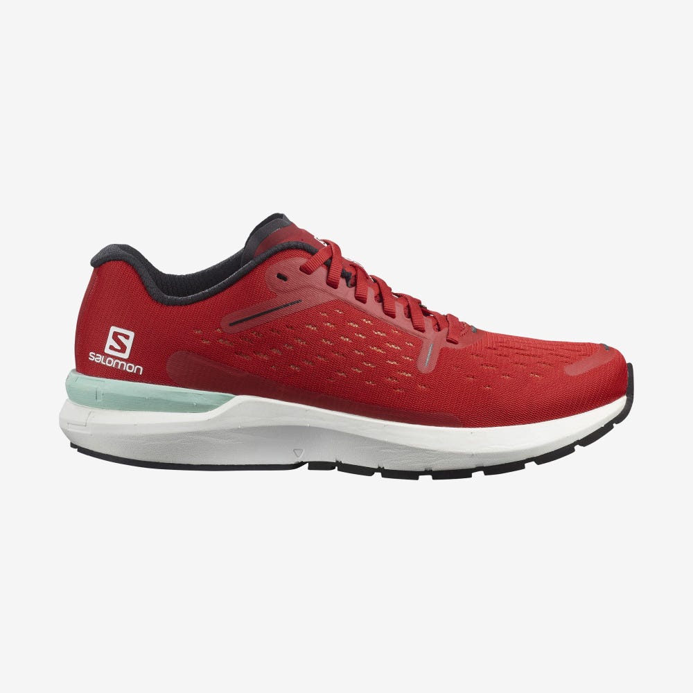 Men\'s Salomon SONIC 4 Balance Running Shoes Ren/White/Black | KVGX-62793