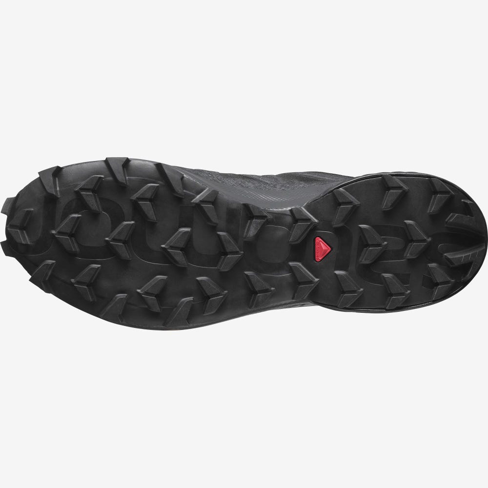 Men's Salomon SPEEDCROSS 5 Trail Running Shoes Black | HGTK-05942