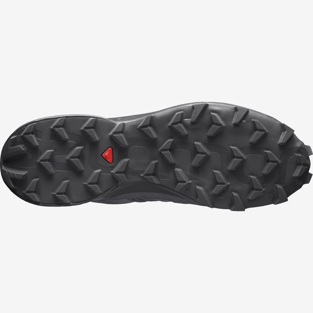 Men's Salomon SPEEDCROSS 5 Trail Running Shoes Grey/Black | SUBZ-35168