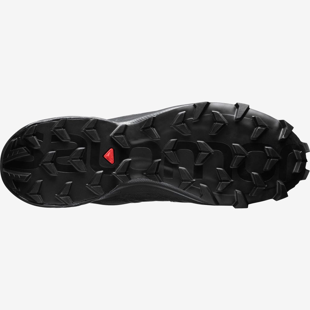 Men's Salomon SPEEDCROSS 5 WIDE Trail Running Shoes Black | VTLP-71980