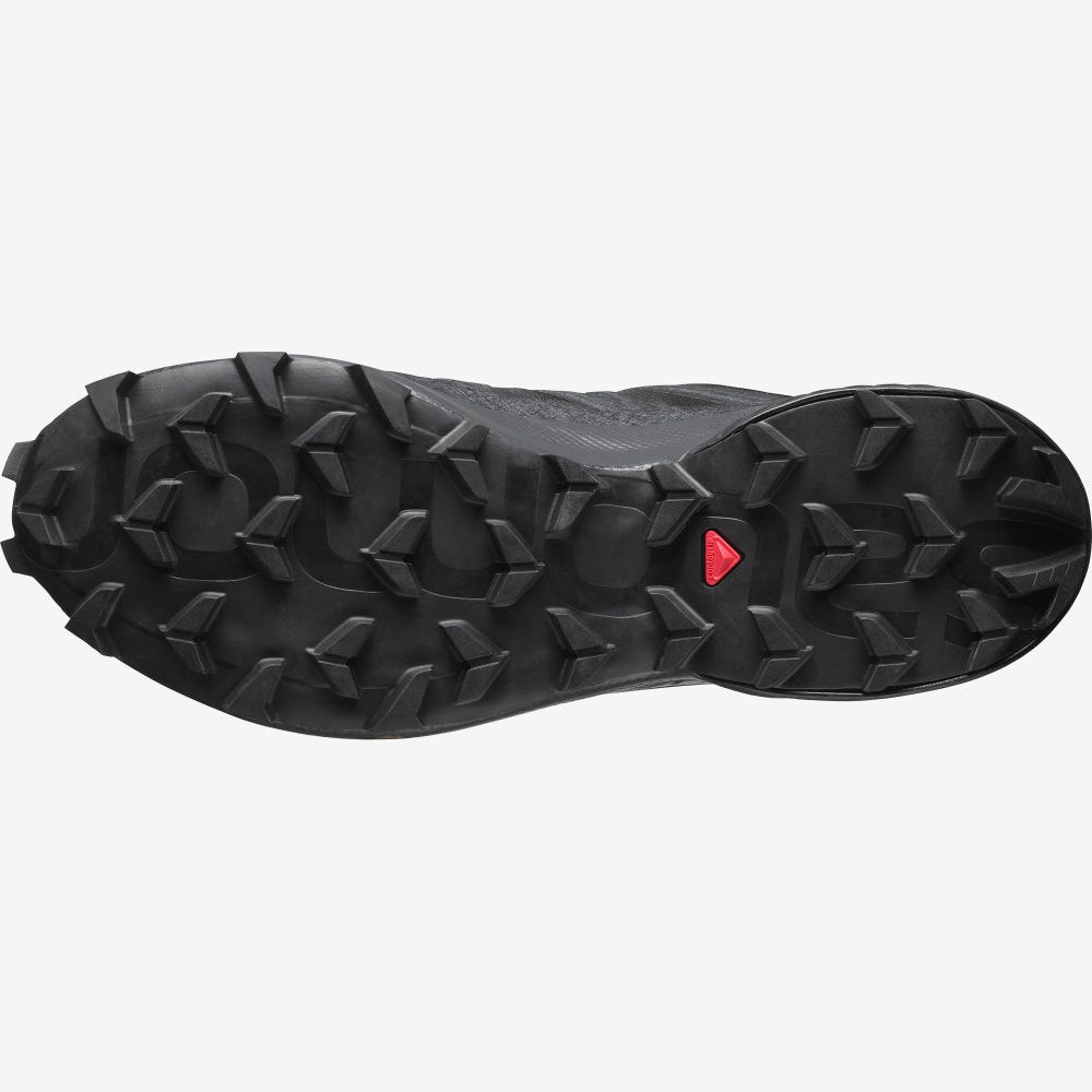 Men's Salomon SPEEDCROSS 5 WIDE Trail Running Shoes Black | VTLP-71980