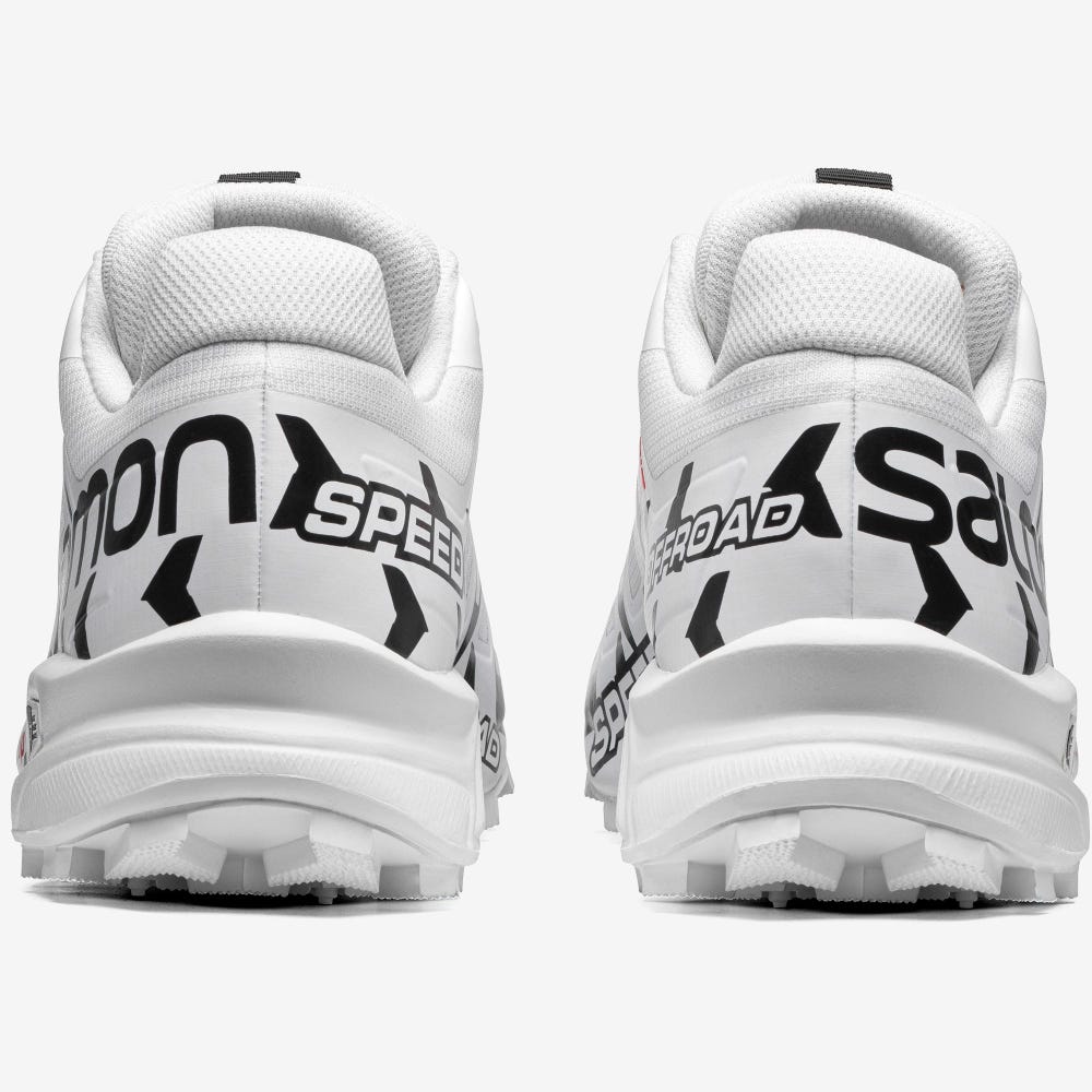 Men's Salomon SPEEDCROSS OFFROAD Sneakers White/Black/White | JEIO-53697