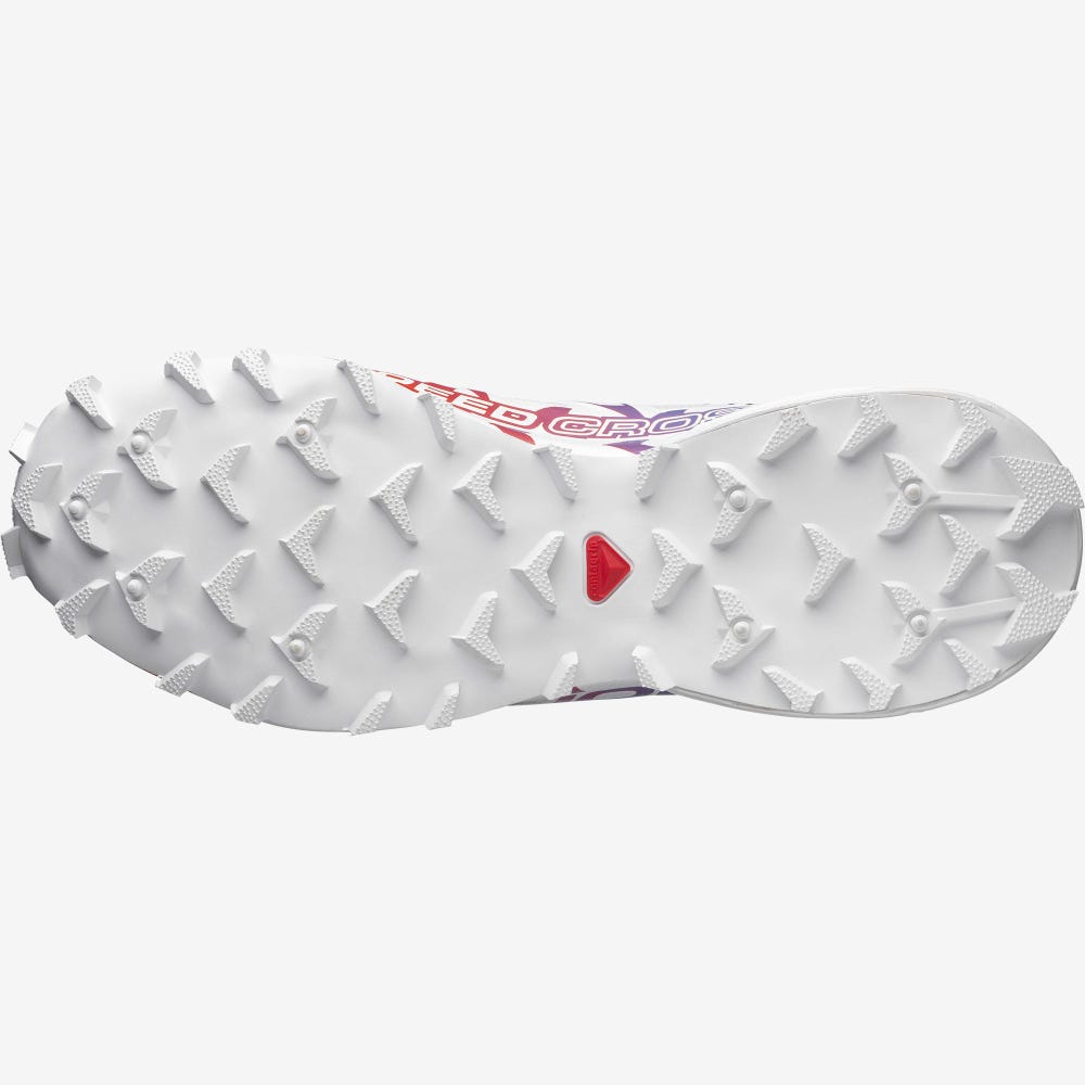 Men's Salomon SPEEDCROSS OFFROAD Sneakers White/Black | OBKE-21786