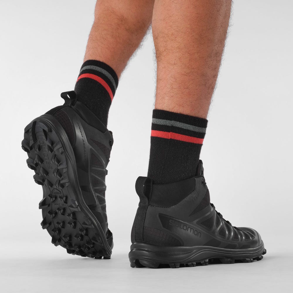 Men's Salomon SPEED ASSAULT 2 Tactical Boots Black | WETK-61359
