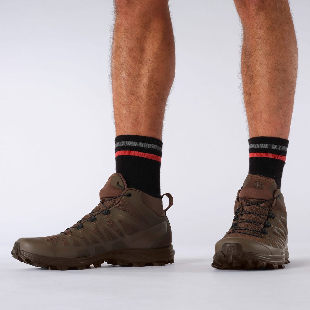 Men's Salomon SPEED ASSAULT 2 Tactical Boots Brown | XEHW-83450