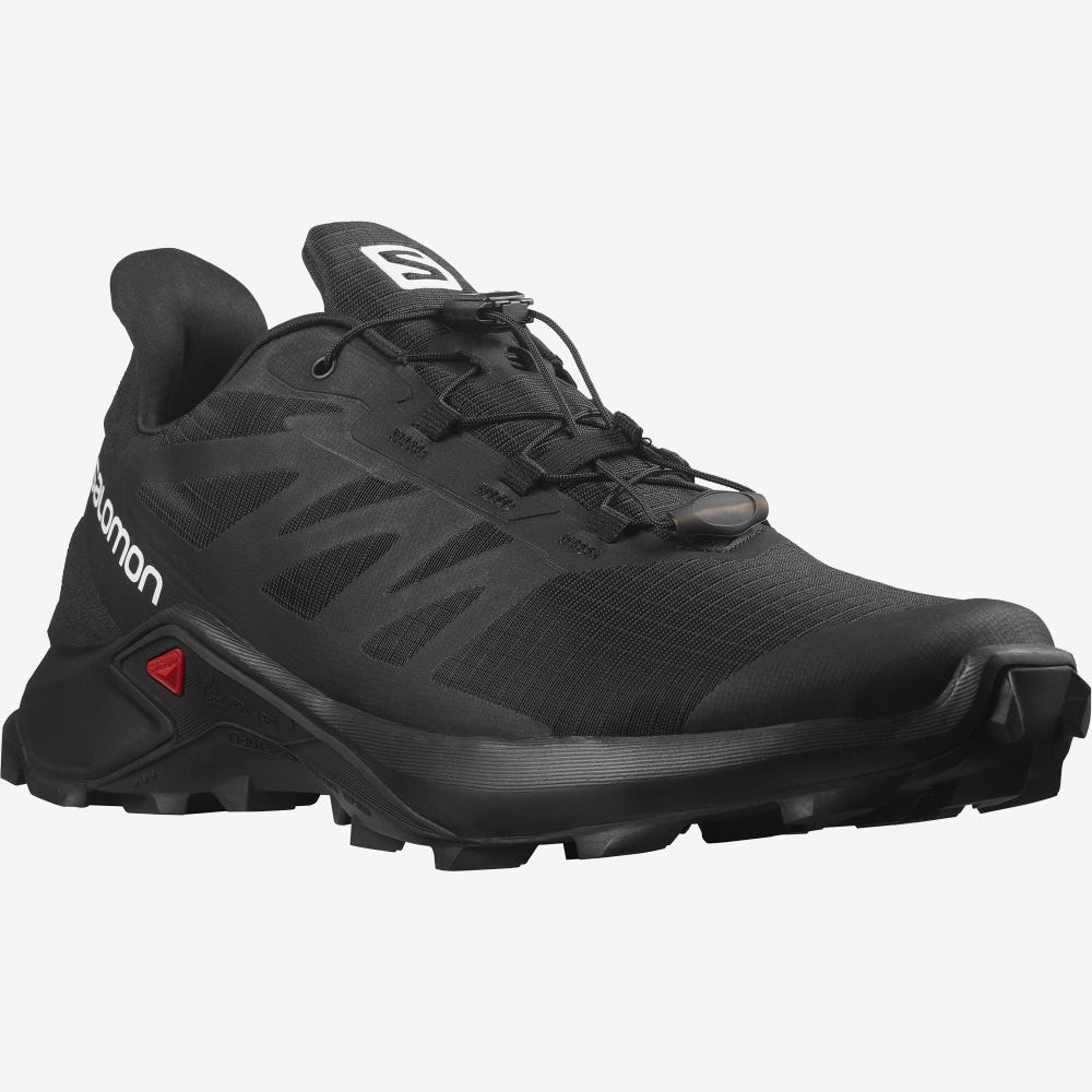 Men's Salomon SUPERCROSS 3 Trail Running Shoes Black | ESYV-38467