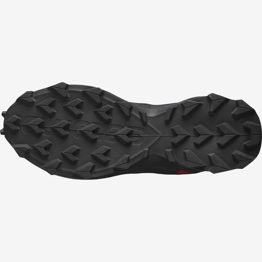 Men's Salomon SUPERCROSS 3 Trail Running Shoes Black | ESYV-38467