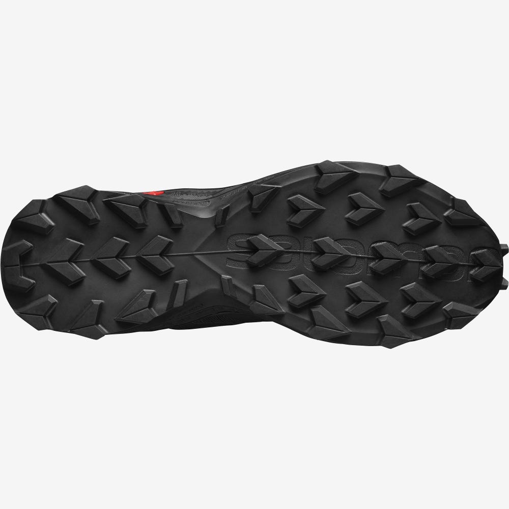 Men's Salomon SUPERCROSS BLAST Trail Running Shoes Black | KUFH-90612