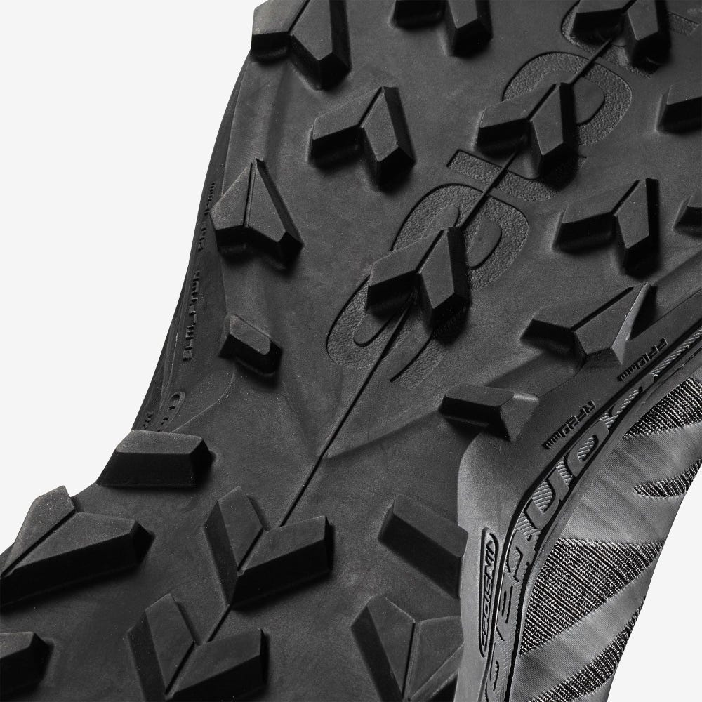 Men's Salomon SUPERCROSS Trail Running Shoes Black | NDVR-37615