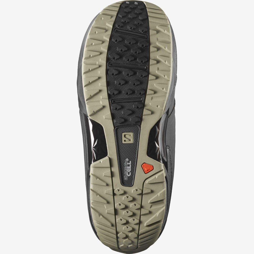 Men's Salomon SYNAPSE WIDE Snowboard Boots Black | UZXV-65473