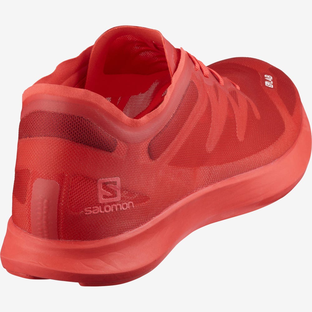 Men's Salomon S/LAB PHANTASM Running Shoes Red/Red/Red | MZVA-53280