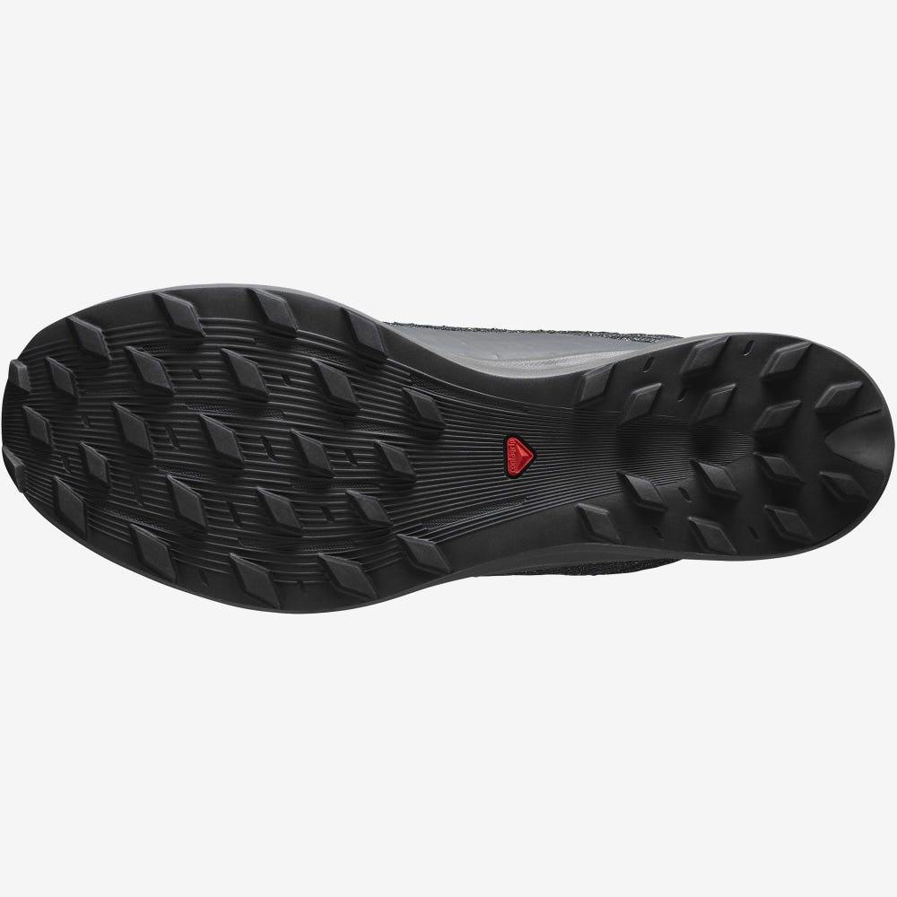 Men's Salomon S/LAB PULSAR SOFT GROUND Trail Running Shoes Grey/Black | XLIT-89653