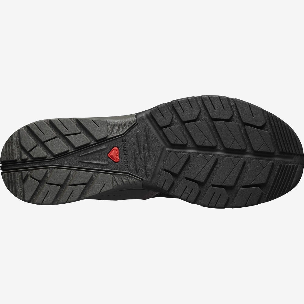 Men's Salomon TECH AMPHIB 4 Sandals Black/Grey | SLFK-47152