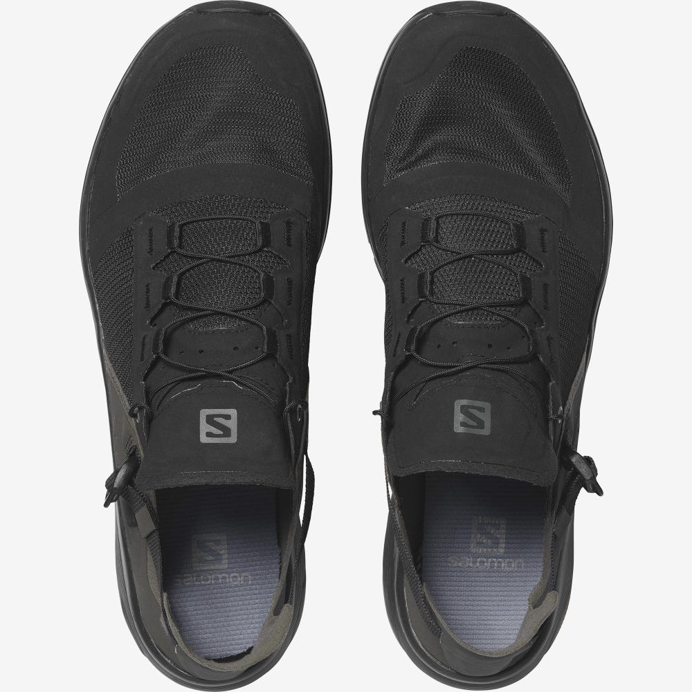 Men's Salomon TECH AMPHIB 4 Sandals Black/Grey | SLFK-47152