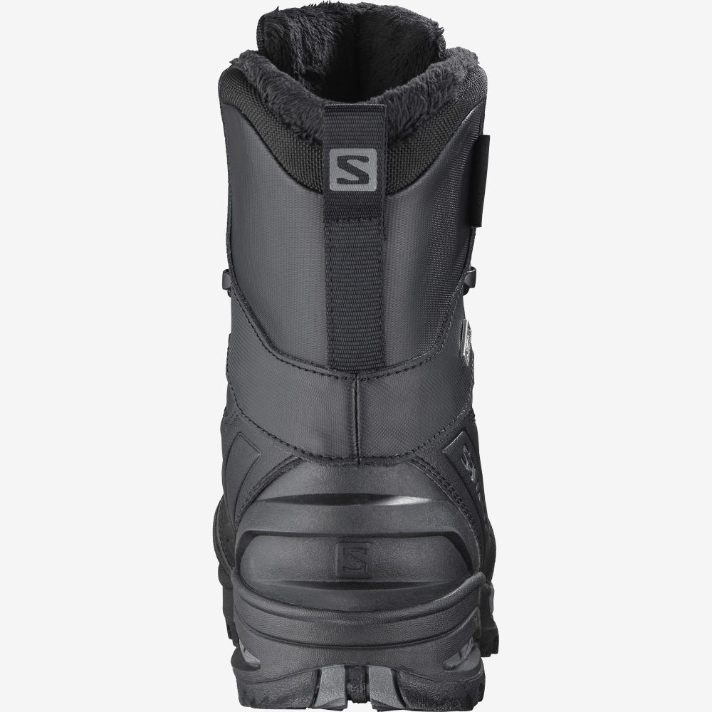 Men's Salomon TOUNDRA FORCES CLIMASALOMON™ WATERPROOF Tactical Boots Black | EBMV-57862