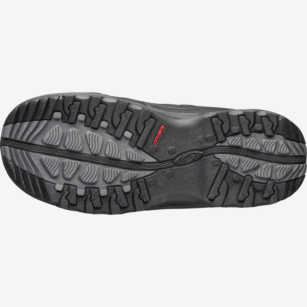 Men's Salomon TOUNDRA FORCES CLIMASALOMON™ WATERPROOF Tactical Boots Black | EBMV-57862