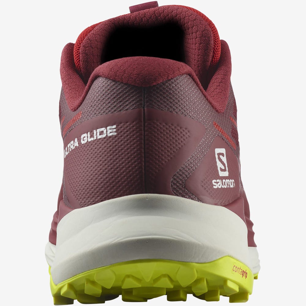 Men's Salomon ULTRA GLIDE Trail Running Shoes Red | CMJX-47123