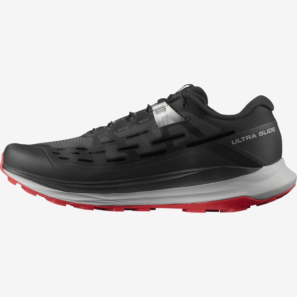 Men's Salomon ULTRA GLIDE Trail Running Shoes Black | FZCX-56973