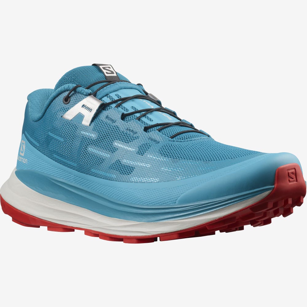 Men's Salomon ULTRA GLIDE Trail Running Shoes Blue | OZCE-38645
