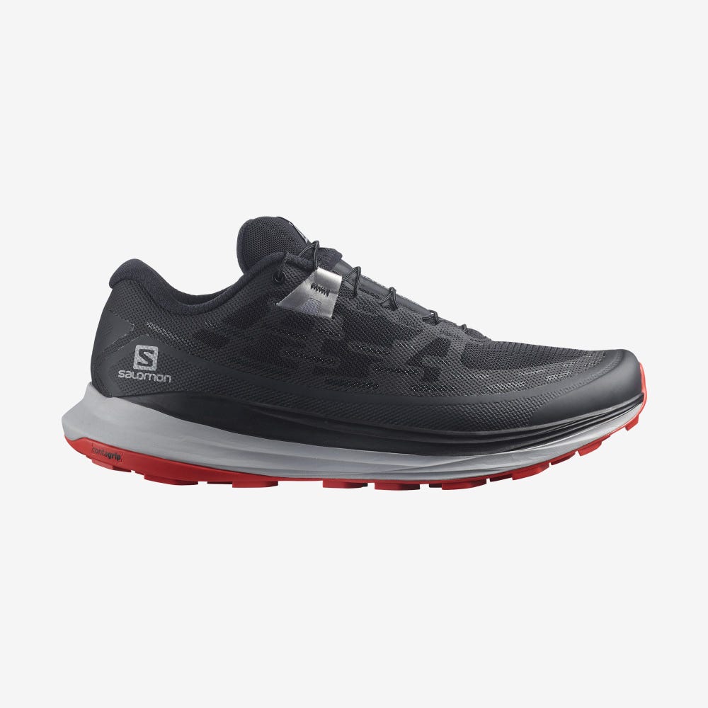 Men\'s Salomon ULTRA GLIDE WIDE Trail Running Shoes Black | SFOG-26409