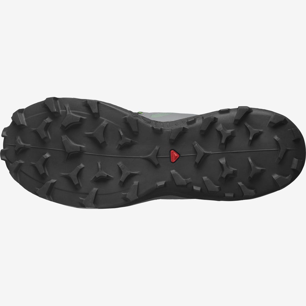 Men's Salomon WILDCROSS 2 Trail Running Shoes Black/Green | MKLE-47203
