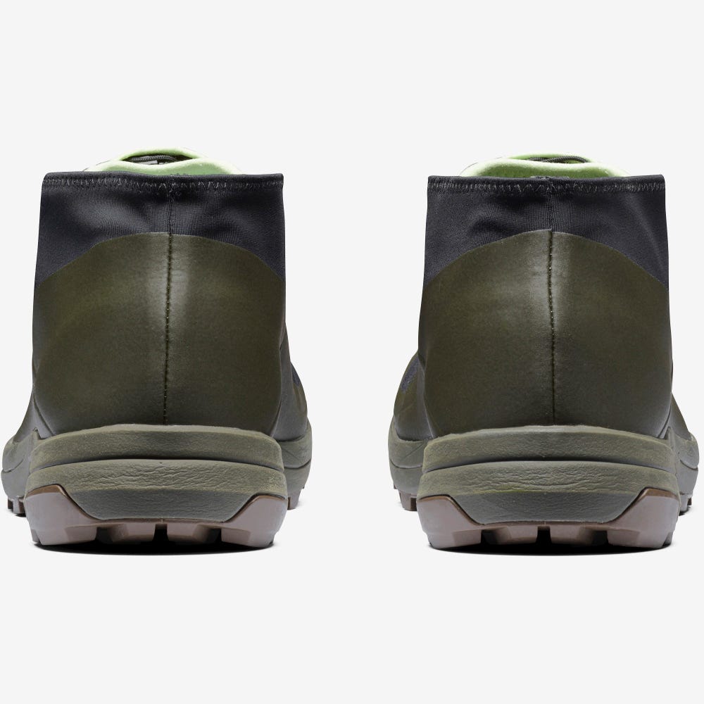 Men's Salomon XA-ALPINE FOR THE BROKEN ARM Sneakers Black/Green | KHBA-69175