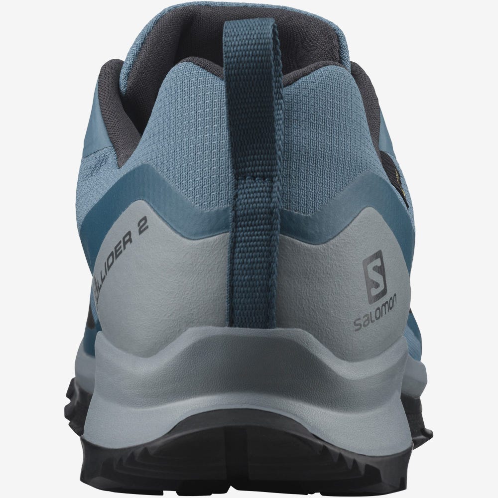 Men's Salomon XA COLLIDER 2 GORE-TEX Trail Running Shoes Blue | FAUM-96031
