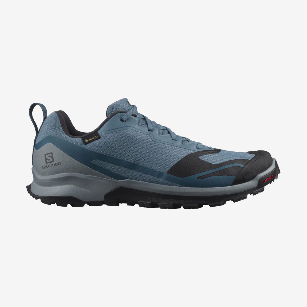 Men\'s Salomon XA COLLIDER 2 GORE-TEX Trail Running Shoes Blue | FAUM-96031
