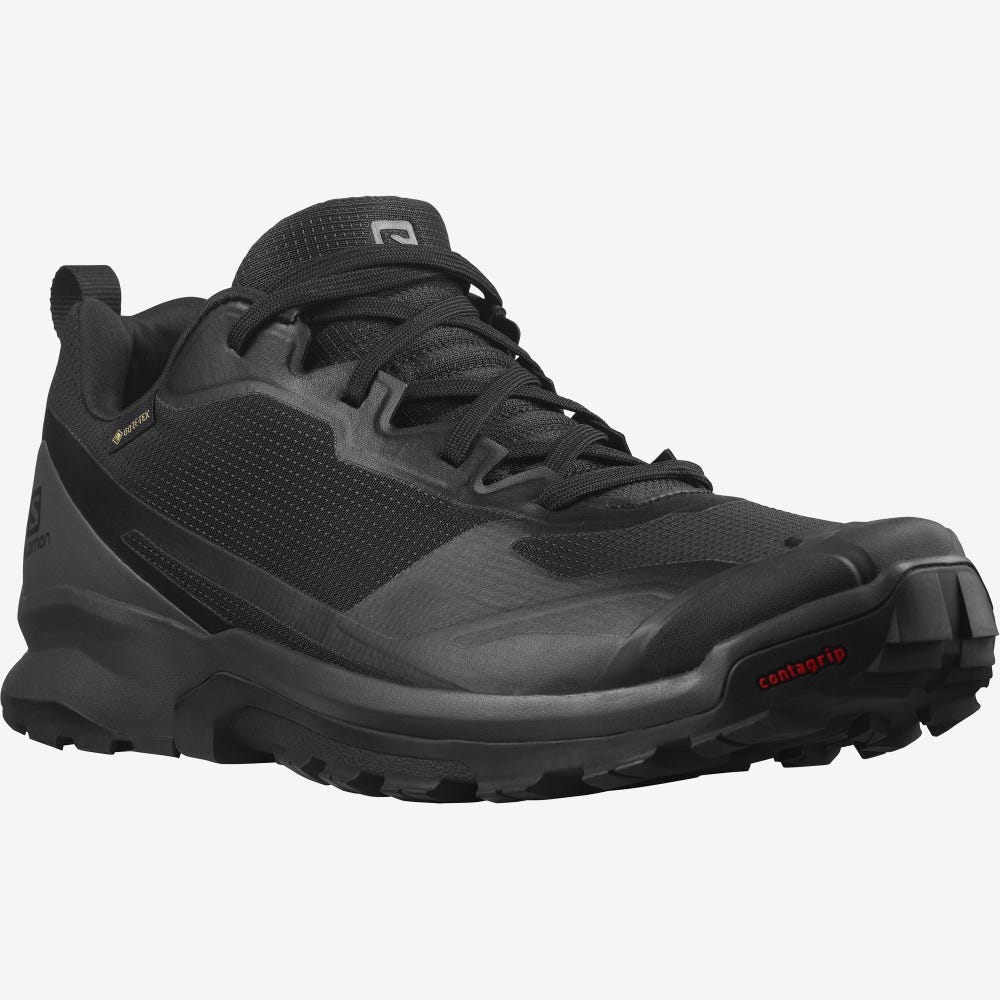 Men's Salomon XA COLLIDER 2 GORE-TEX Trail Running Shoes Black | JZQU-41926