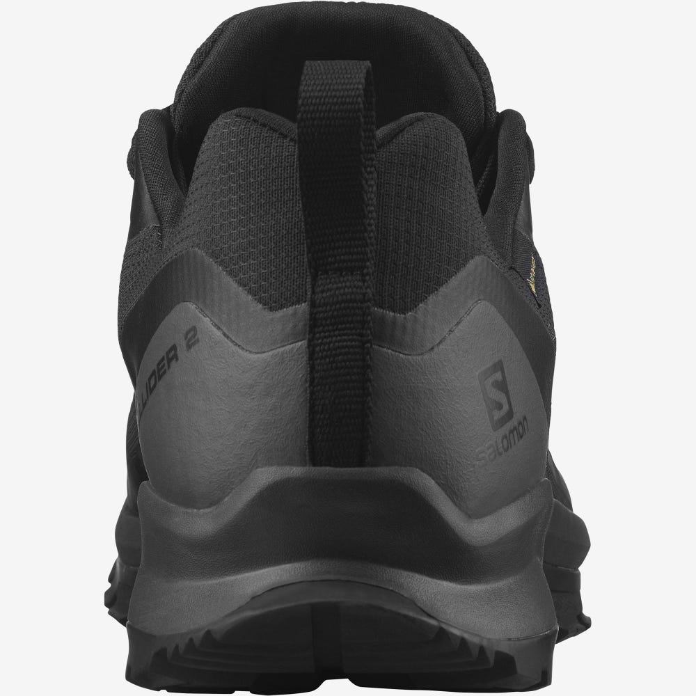 Men's Salomon XA COLLIDER 2 GORE-TEX Trail Running Shoes Black | JZQU-41926