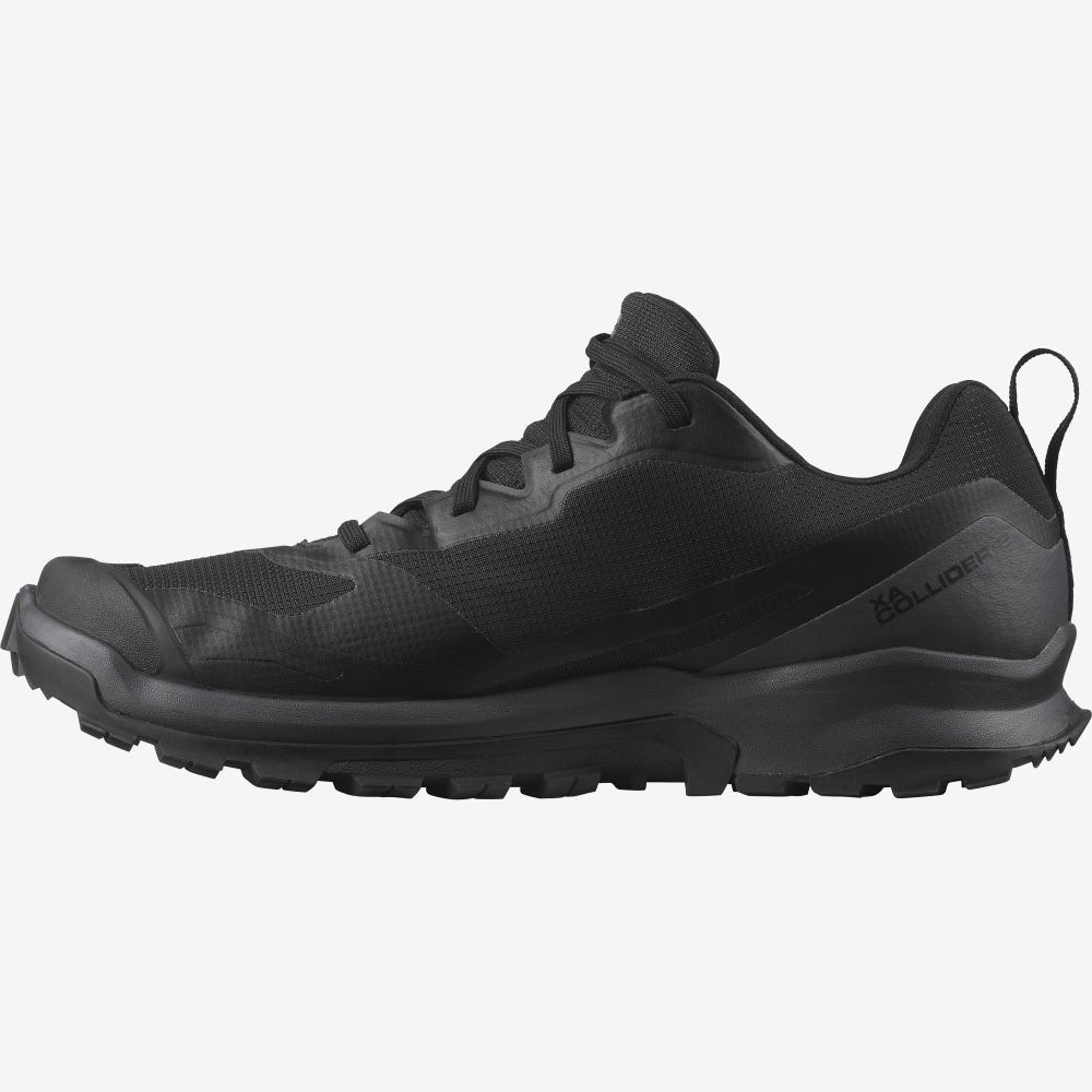 Men's Salomon XA COLLIDER 2 GORE-TEX Trail Running Shoes Black | JZQU-41926