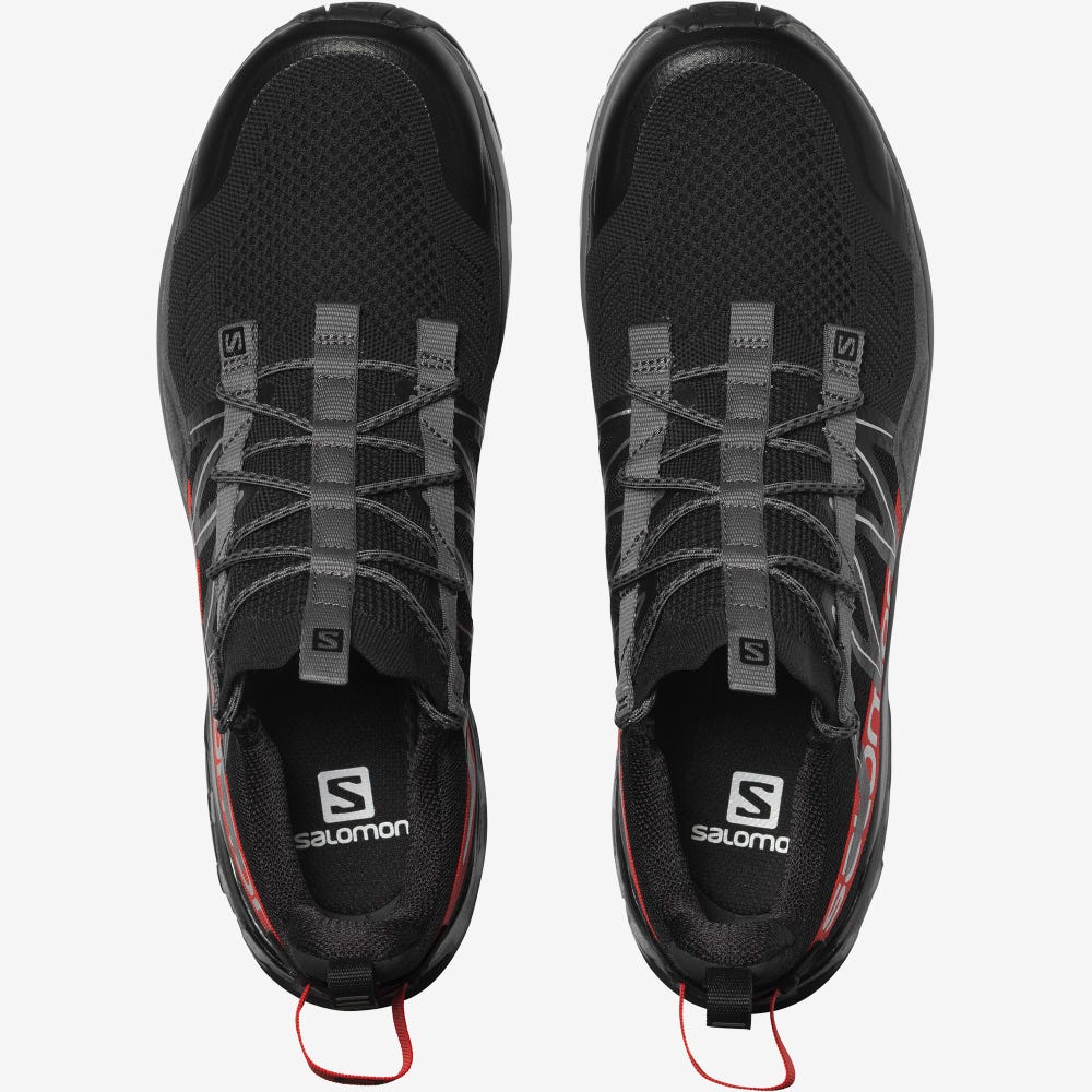 Men's Salomon XA COVER Sneakers Black/Pink | OMJB-17594